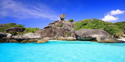 Wave and wind conditions at the Similan islands