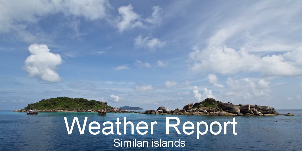 Similan islands weather report